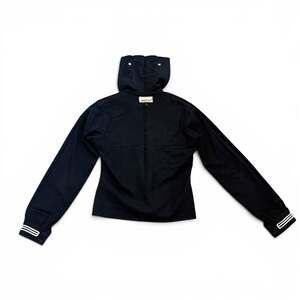 Vintage US Navy Sailor Jumper Uniform Top Black Wool